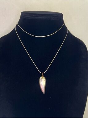 Park Lane Gold-Tone Necklace with Teardrop Pendant